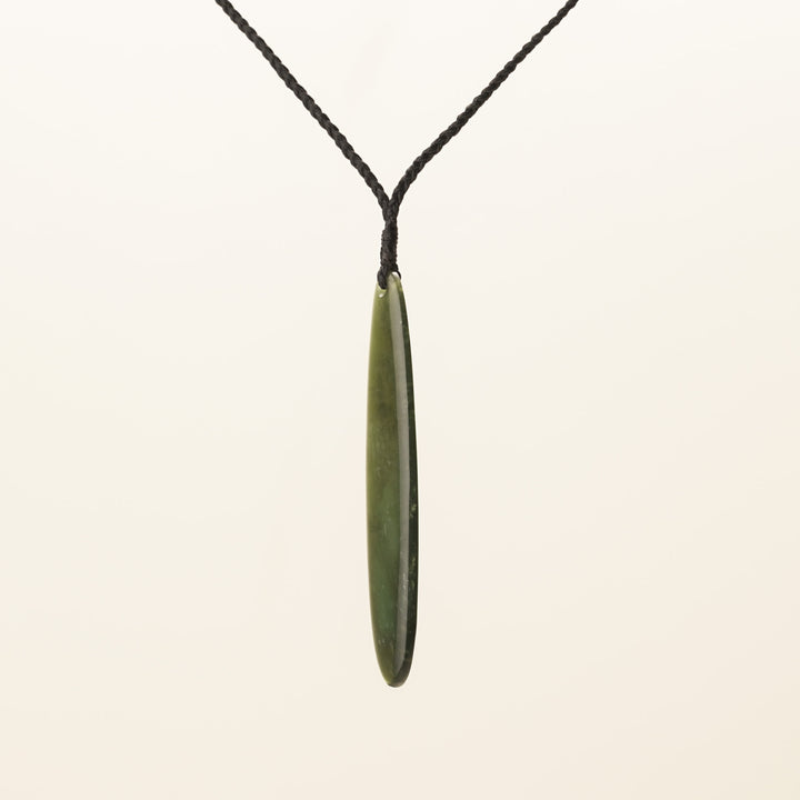 Tangiwai Large Oval Roimata Pounamu Pendant