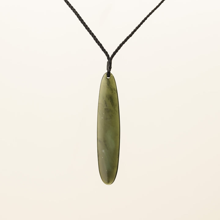 Tangiwai Large Oval Roimata Pounamu Pendant