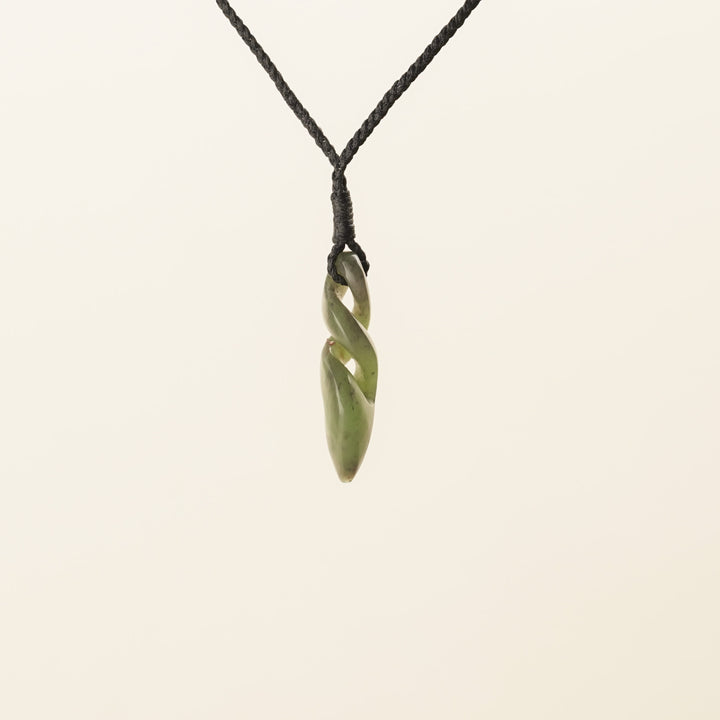 Small Double Pikorua Pounamu Pendant