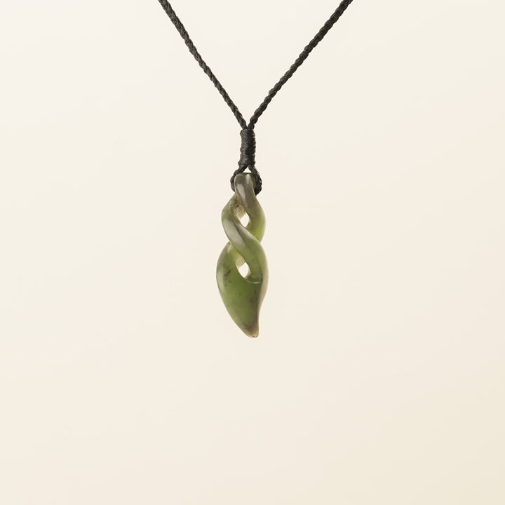 Small Double Pikorua Pounamu Pendant