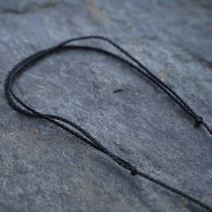 Medium Large Greenstone Toki, Black Binding